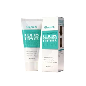 GleamXi Keratin Hair Straightening Cream - Frizz Control & Damage Repair for Smooth, Healthy Hair